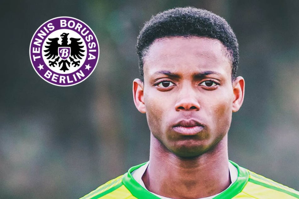 Tennis Borussia Berlin steht unter Schock: Divine Imasuen verletzte sich am Sonntag schwer am Auge.