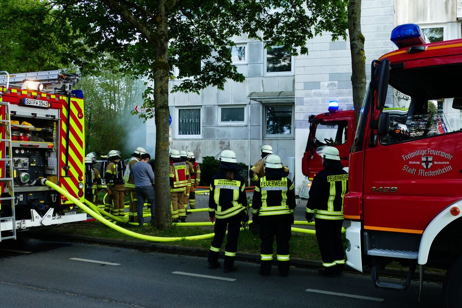 Mehrere Verletzte nach Hochhausbrand in Meckenheim