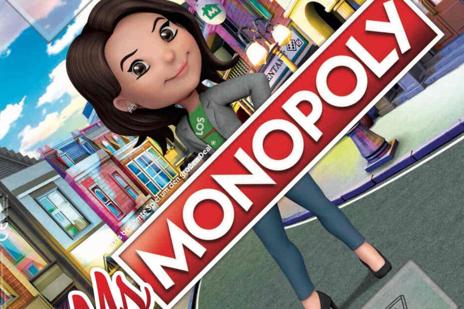 Auf dem Spielfeld ist nun auch die Nichte von Mr. Monopoly abgebildet.