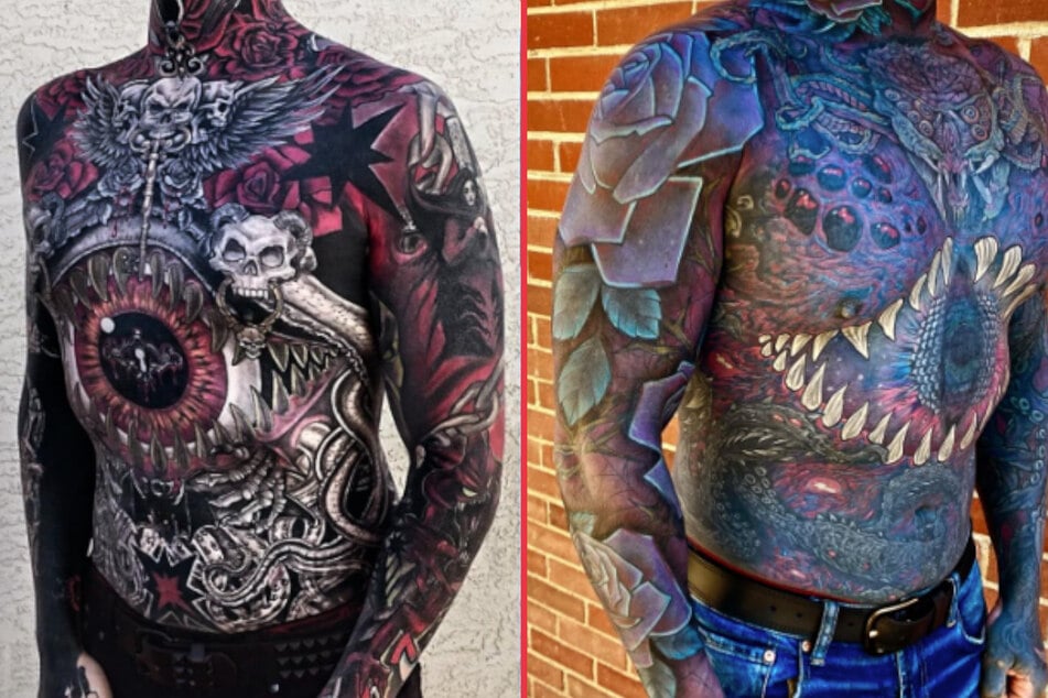 Tattoo obsessive reveals stunning seven-year ink transformation!