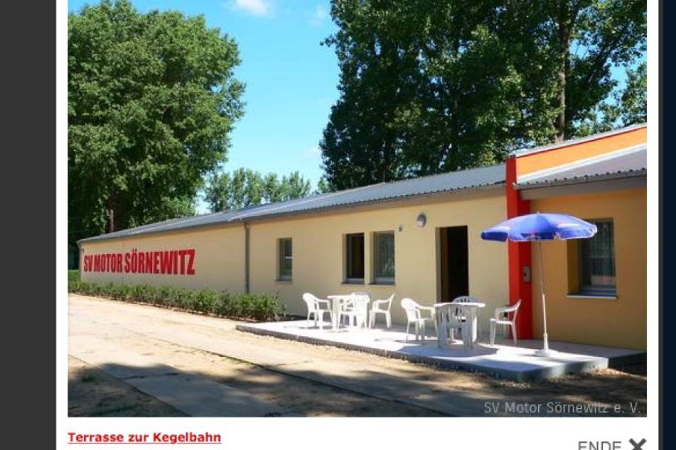 So sah das Vereinsheim früher aus. Jetzt ist es völlig abgebrannt.