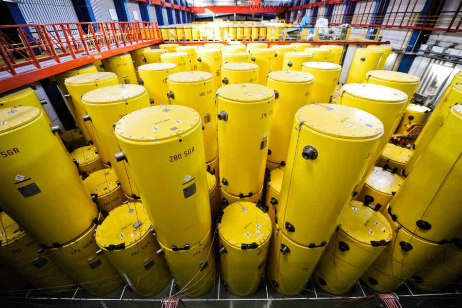 Ein Blick auf die Atommüll-Castoren vor einigen Jahren.