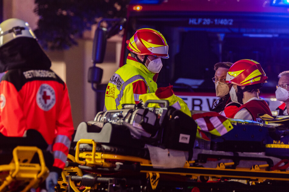 Die Rettungskräfte waren in Nürnberg mit einem Großaufgebot im Stadtteil Maxfeld im Einsatz.