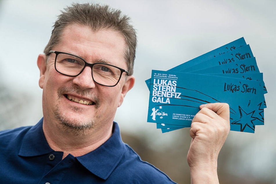Christian Frank (55) wirbt für die Benefizgala, die weitere Herzenswünsche erfüllen soll.