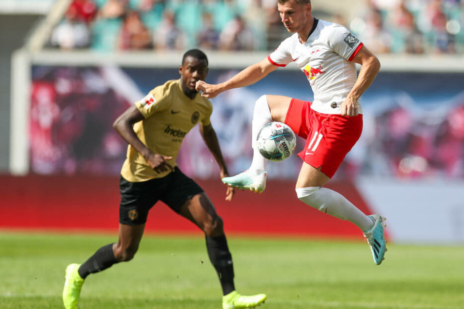 Bester Mann auf dem Platz: Timo Werner (r.) im Zweikampf mit Evan N'Dicka.