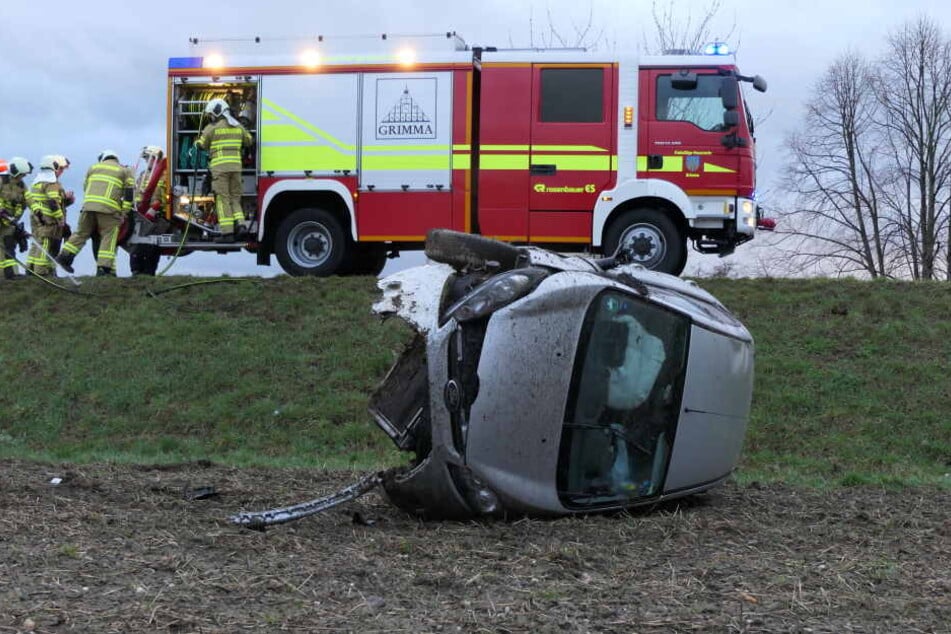Bereits im Vorfeld von Sturm "Eberhard" verunglückte ein Feuerwehrkamerad auf der S38 bei Grimma.