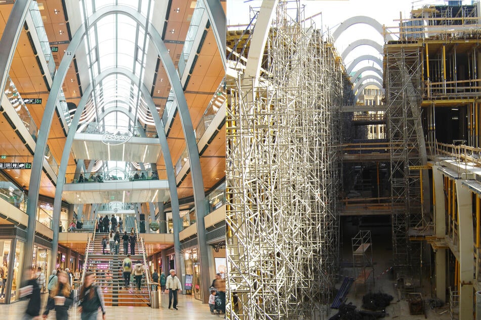 Als Anfang der 2000er-Jahre die Bauarbeiten begannen, galt das Projekt als visionär: Zwischen Jungfernstieg und Mönckebergstraße sollte ein komplett neues, modernes Einkaufszentrum entstehen. So entstand eine 160 Meter lange Passage, geplant vom Architekturbüro Bothe Richter Teherani (BRT). Prägend ist bis heute die große, parabelförmige Glasdachkonstruktion, die sich bis zu 25 Meter in die Höhe spannt und mit viel Licht und Offenheit das Herzstück des Gebäudes bildet.