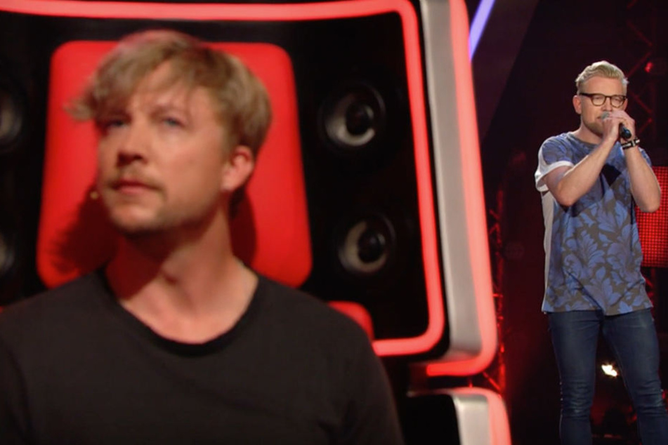 Während seines Auftritts genoss Samu Haber die Stimme von Simon.