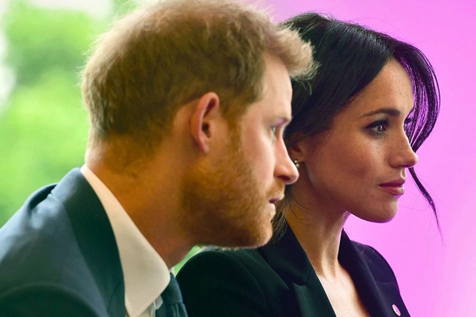 Herzogin Meghan (37) mit Prinz Harry (33).