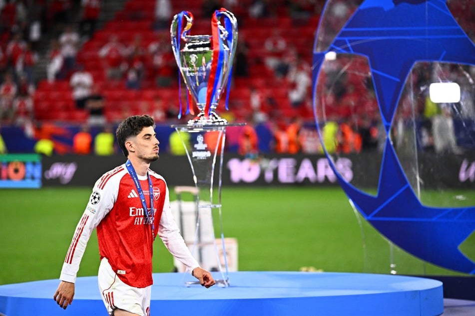Kai Havertz stieß nach der CL-Enttäuschung im Endspiel am Dienstag zum DFB-Team.
