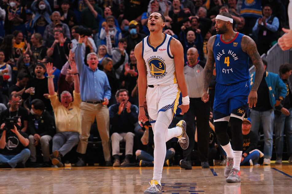 Jordan Poole starred for the Warriors for the second game running in their series against the Nuggets.