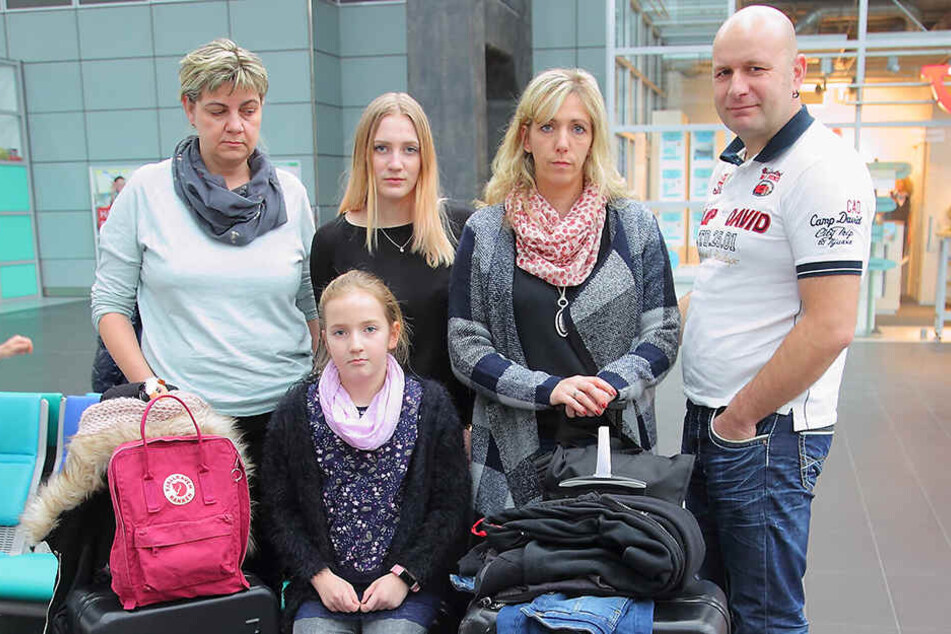 Auch Familie Reihe aus Stralsund konnte ihren Flug in den Urlaub nicht antreten.