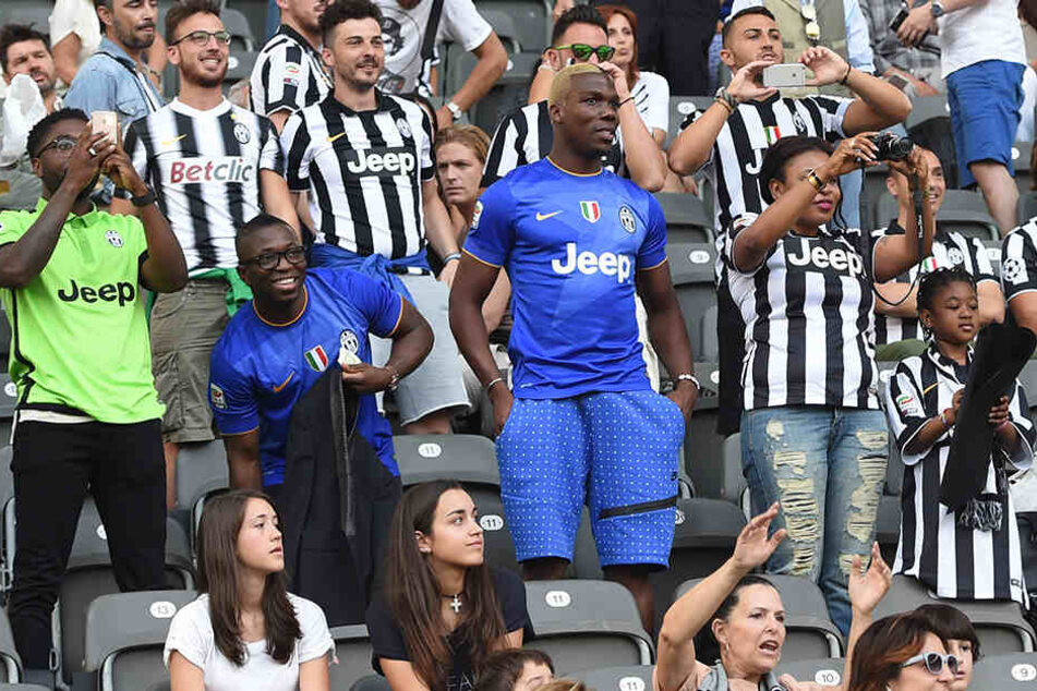 Unterstützt seinen Bruder Paul regelmäßig von der Tribüne aus: Florentin Pogba und Familie beim Champions-League-Finale 2015 in Berlin zwischen Juventus Turin und dem FC Barcelona.