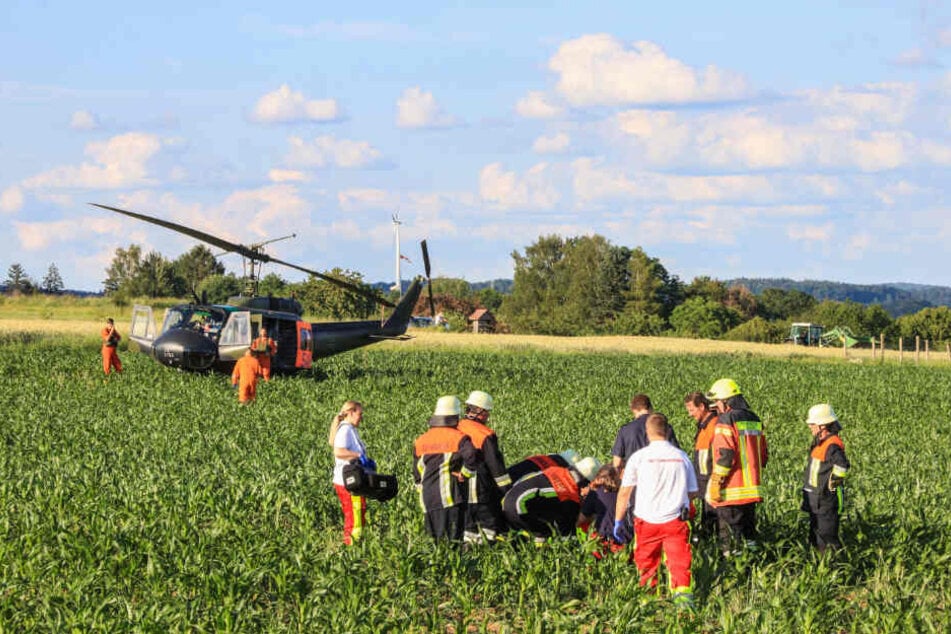 Die Schwerverletzten wurden in Krankenhäuser gebracht.