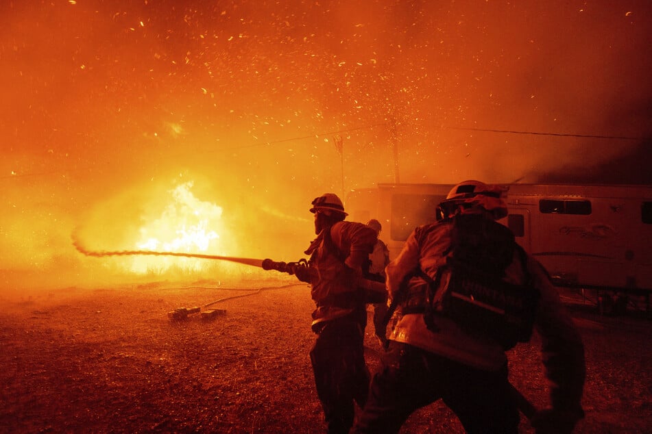 Meanwhile, firefighters continue to battle the wildfires in California. Another bushfire broke out yesterday, Wednesday.