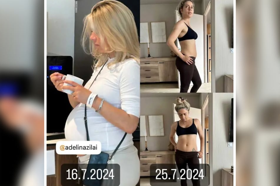 In seiner Instagram-Story teilte Mola eine Foto-Collage seiner Ehefrau Adelina.