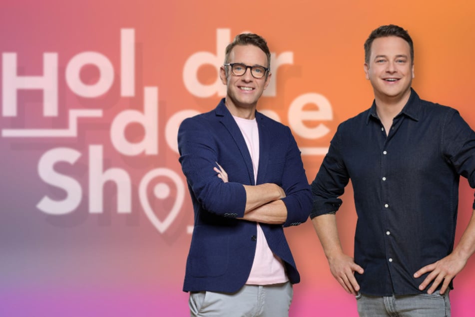 Moderiert wird der Abend von Peter Imhof (52, l.) und Felix Seibert-Daiker (42).