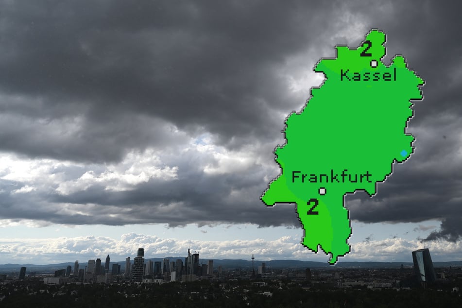 In der Nacht zu Samstag sollen die Temperaturen in Hessen laut "wetteronline.de" (Grafik) auf etwa zwei Grad sinken.