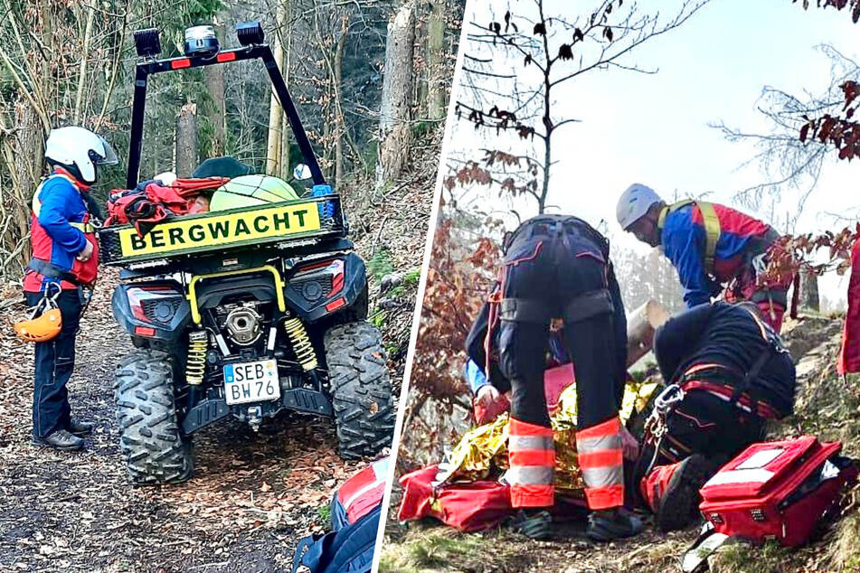 Seniorin in Sächsischer Schweiz gestürzt: Alarmgruppen bereits vor Saisonstart im Dauereinsatz