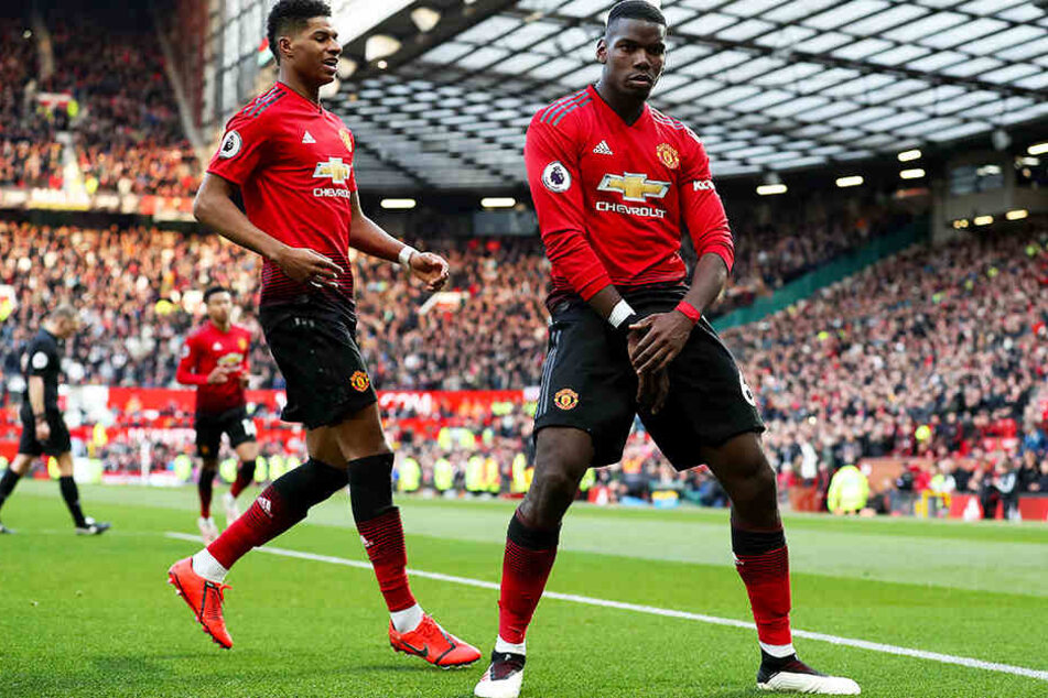 Paul Pogba (r.) möchte Manchester United noch in diesem Sommer verlassen.