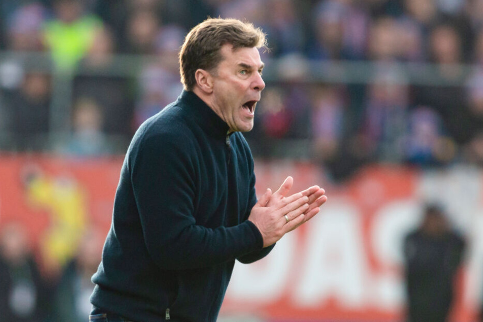 HSV-Trainer Dieter Hecking weiß um die Favoritenrolle seiner Mannschaft.