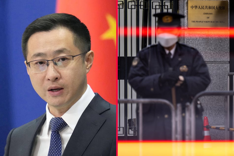 China lodged a formal protest and made representations with the Japanese government after its embassy in Tokyo was the victim of a "forceful break-in."