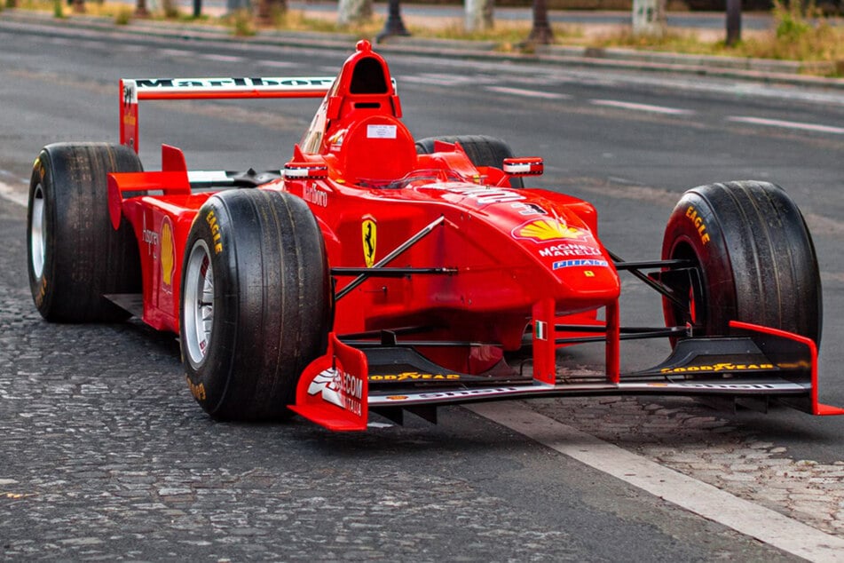 F1-Ferrari kommt unter den Hammer: Viermal raste Schumi mit diesem Boliden zum Sieg