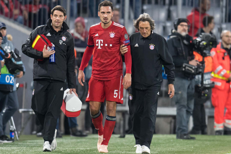 Mats Hummels (29) musste verletzt ausgewechselt werden.