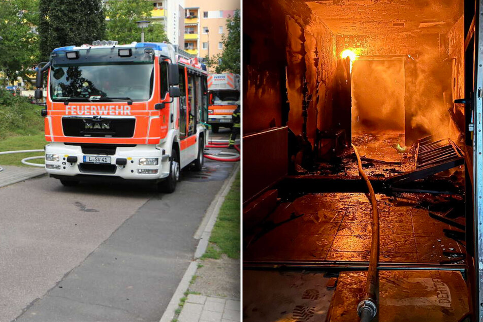 Leipzig: Schaden in Millionenhöhe! Brandstifter zünden Schul-Sporthalle gleich zweimal an