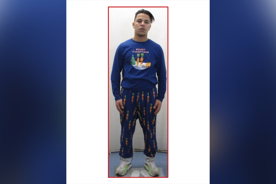 Auffällig: Der 23-Jährige trug zum Zeitpunkt seiner Flucht eine Stoffhose mit Karottenmotiven.