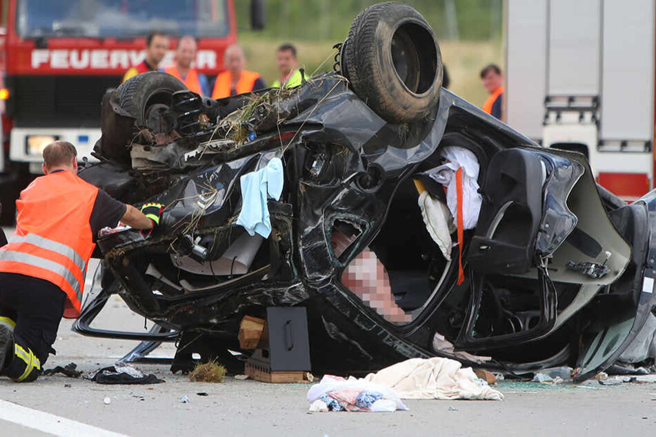 An dem Auto entstand Totalschaden.