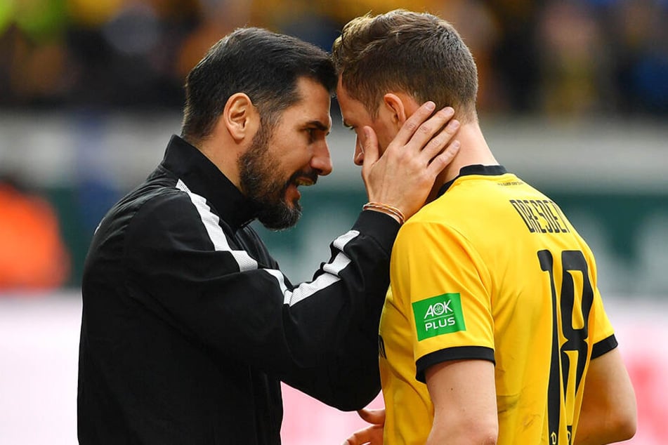 Cristian Fiel (l.) und Jannik Müller liegen auf einer Wellenlänge. Ob der Coach seinen Verteidiger zum neuen Kapitän macht, ist aber noch offen.