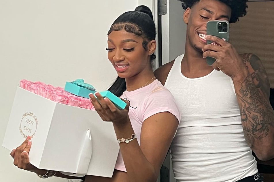 Angel Reese's TikTok fans are obsessed with the diamond Cartier rings gifted to her by her boyfriend, Cam'Ron Fletcher.