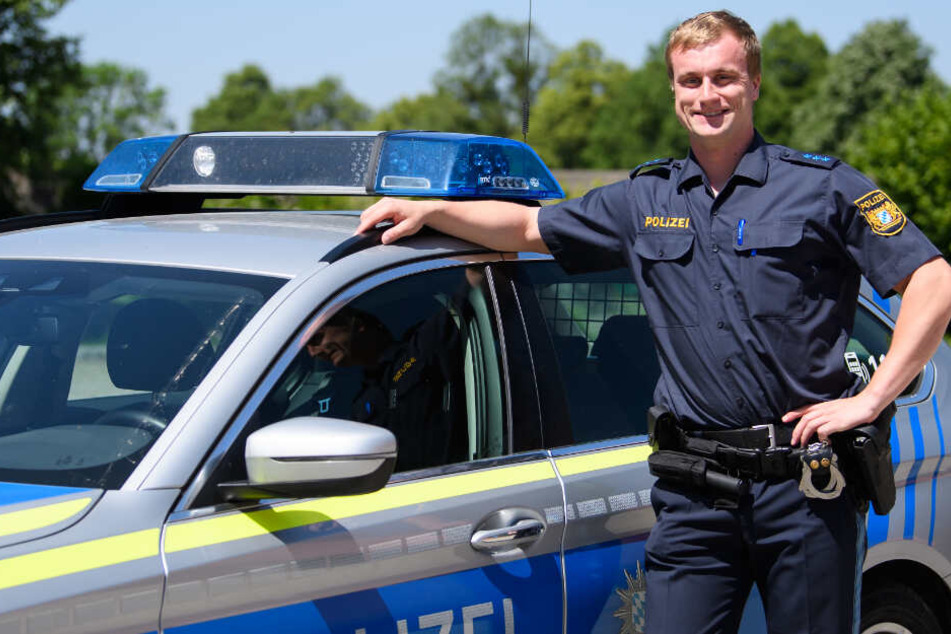 Polizeibeamter Josef Fuksa hat in Bayern seinen Traumberuf gefunden.