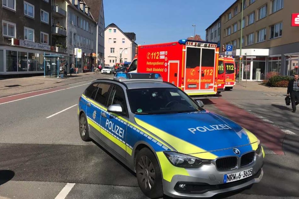 Die Polizei sperrte die Unfallstelle ab.