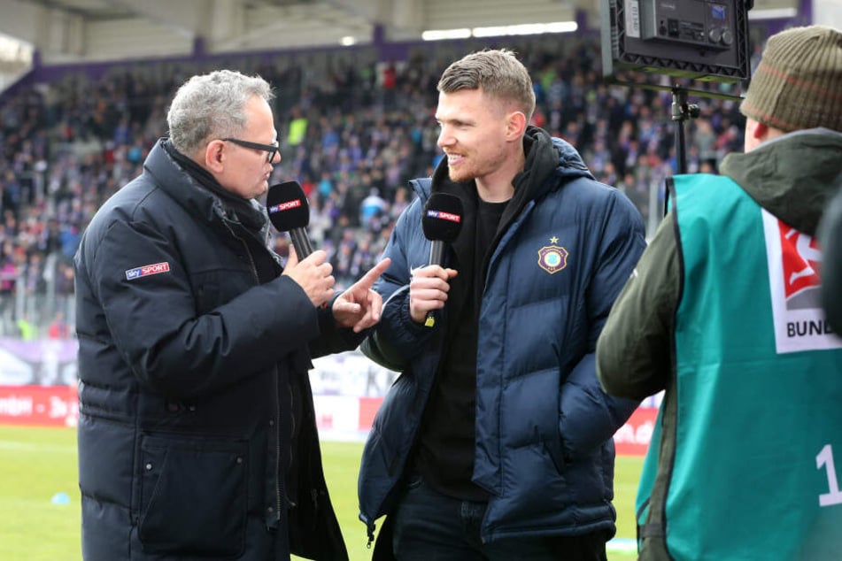 Mehr als ein interessanter Gesprächspartner für TV-Moderator Ulli Potofsky konnte Steve Breitkreuz auch gegen Ingolstadt nicht sein.