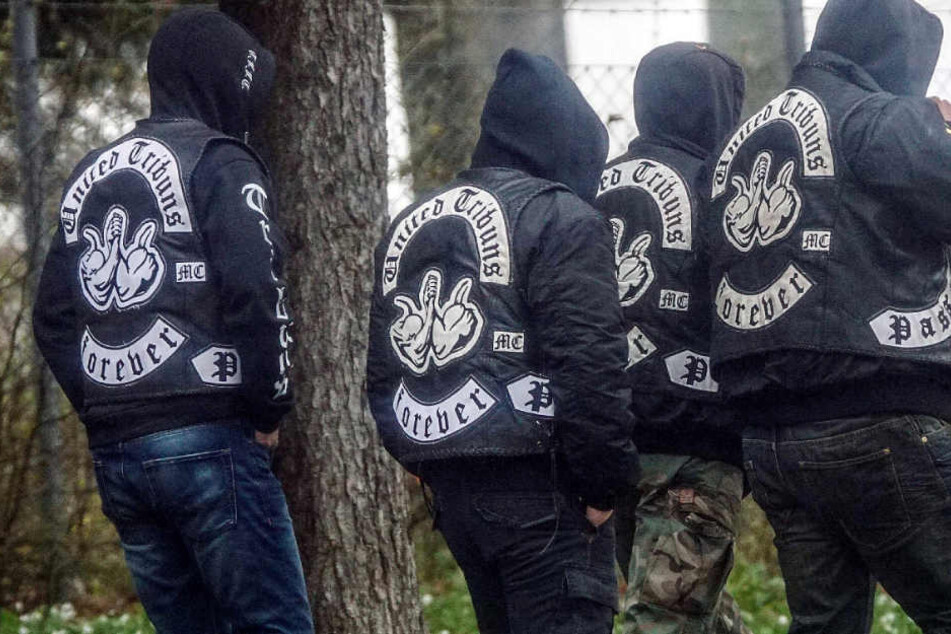 Die rockerähnliche Gruppe "United Tribunes" gab es bis 2016 auch in Leipzig. (Archivbild)