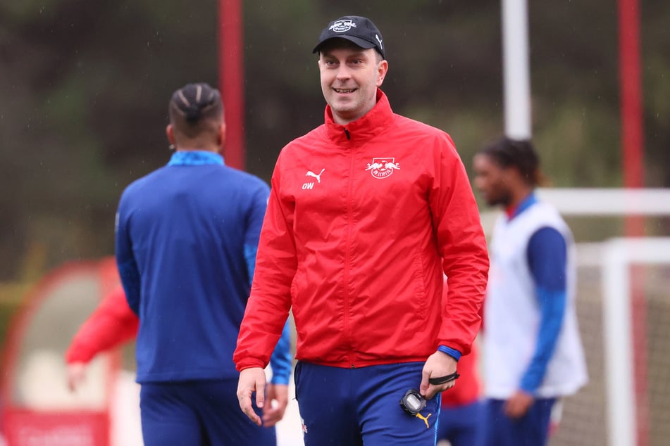 RB Leipzigs Trainer Ole (37) ließ sich wie so oft nicht in die Karten gucken.