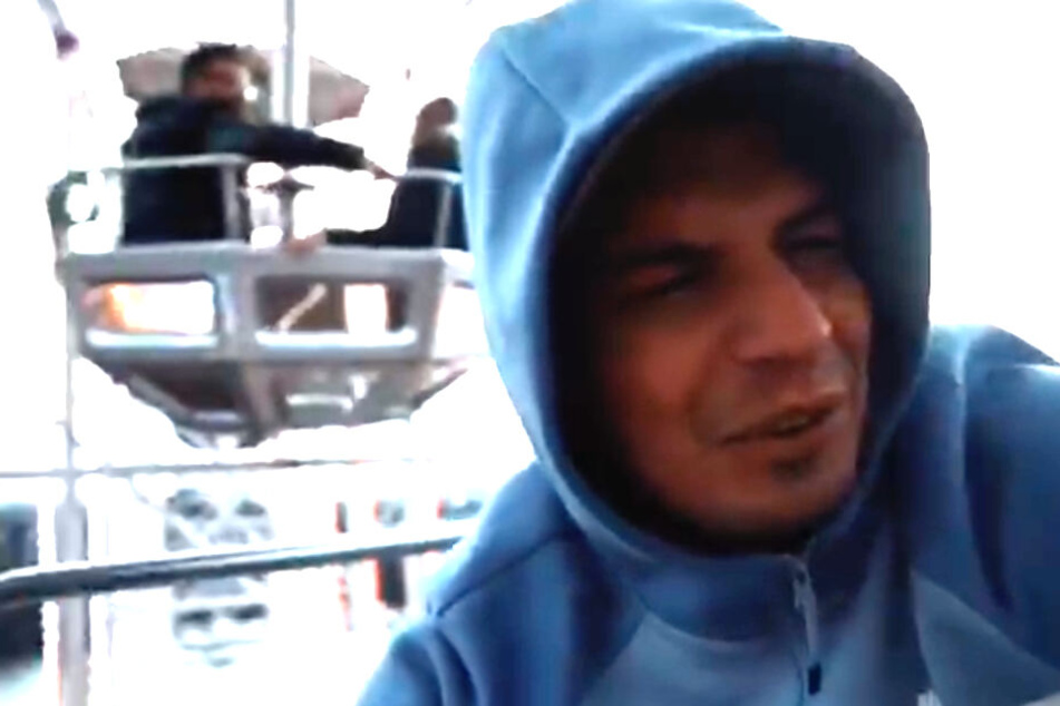 Eigentlich mutig: Pietro Lombardi mit Höhenangst im Riesenrad.