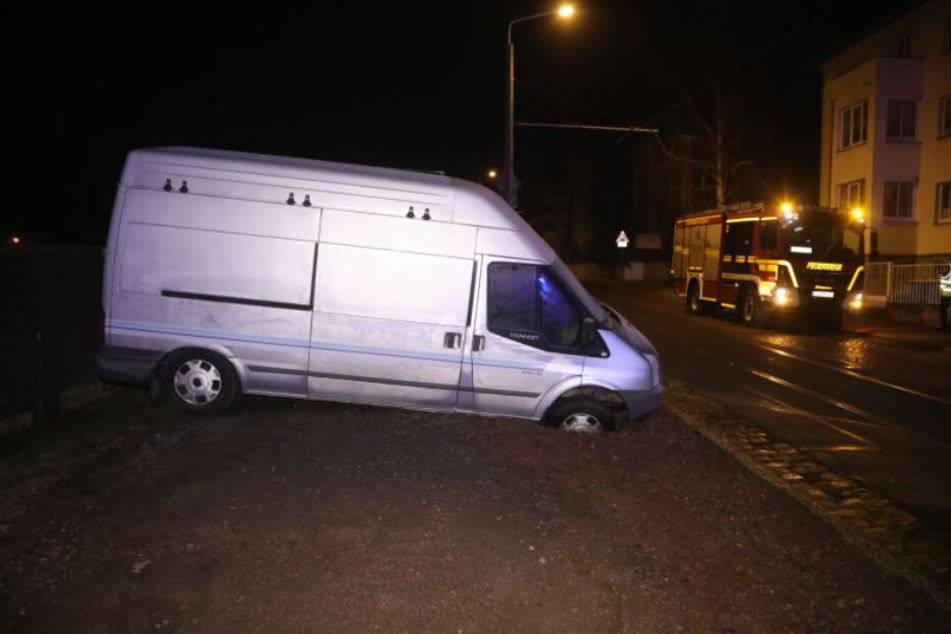 Der abgesackte Ford Transit.