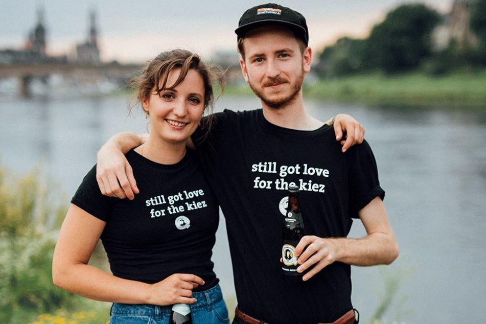 Lydia Göbel und Christopher Leisinger sind Mitglieder von "Quartiermeister". Sie unterstützten das Projekt.