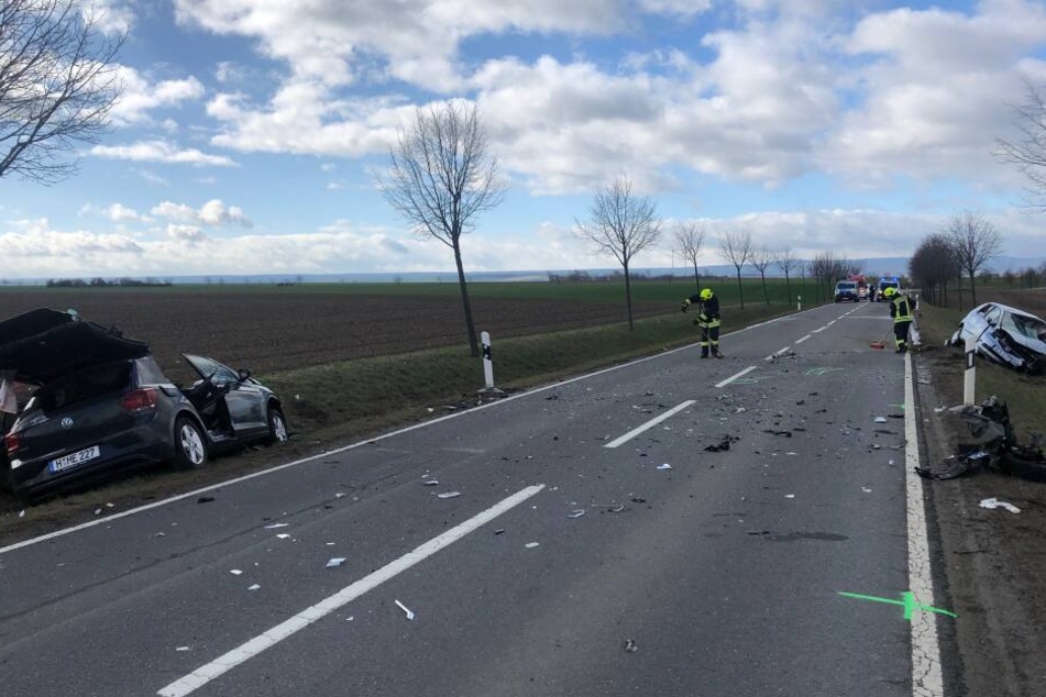 Auf der L66 ereignete sich am Montag ein schwerer Unfall.