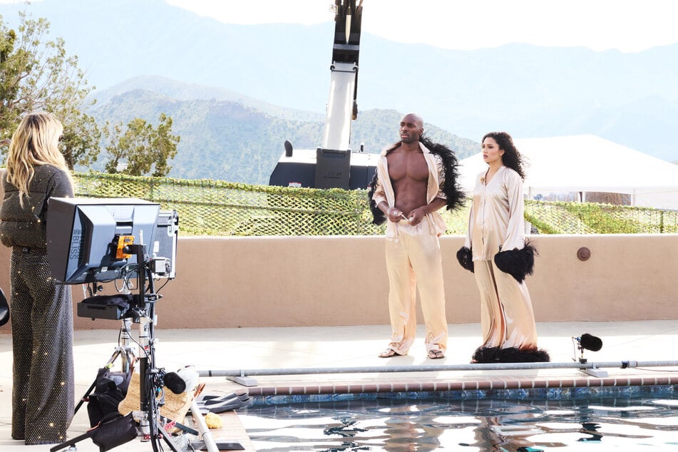 Nach dem Shooting zeigt sich Heidi Klum von Godfrey und Daphne begeistert.