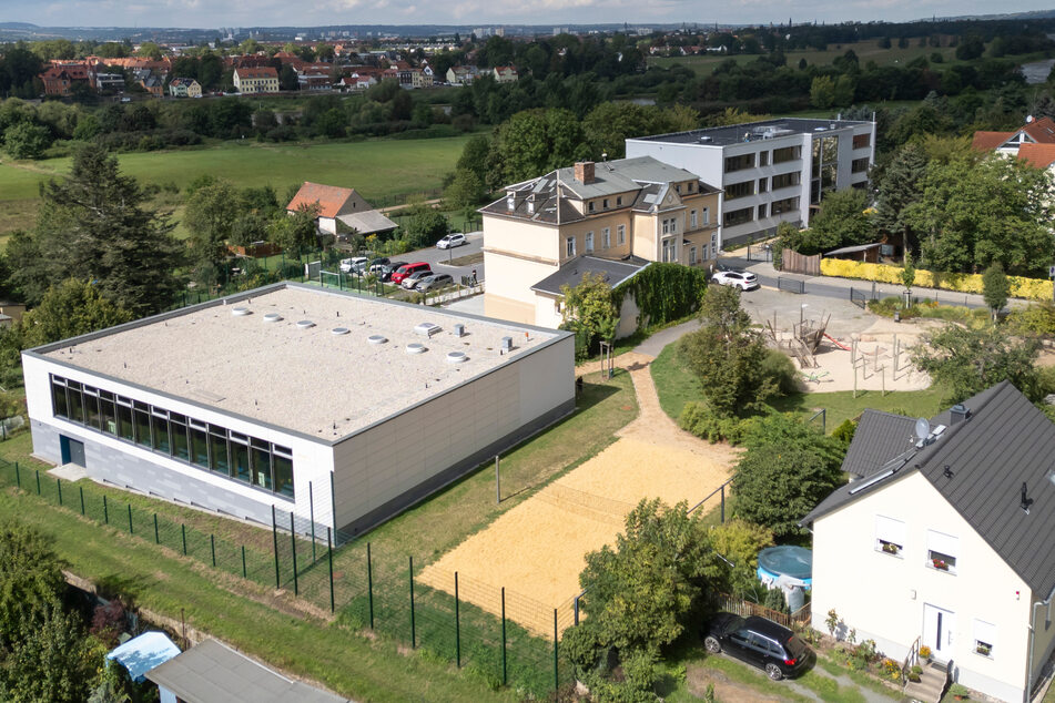 Alles ist neu am elbnahen Schulstandort am Plantagenweg in Niederpoyritz.