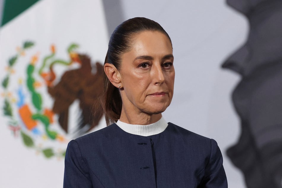 Mexican President Claudia Sheinbaum was groped by a man as she was speaking to people near the presidential palace.
