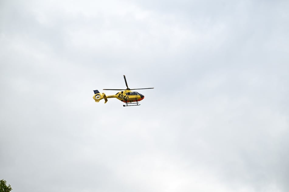 Ein Hubschrauber wurde angefordert.