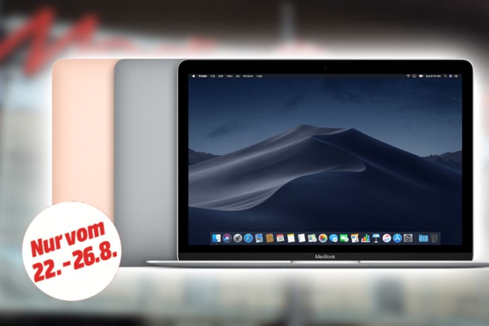 Ihr entscheidet Euch für das passende MacBook! Die Aktion gilt nur bis zum 26.8.!