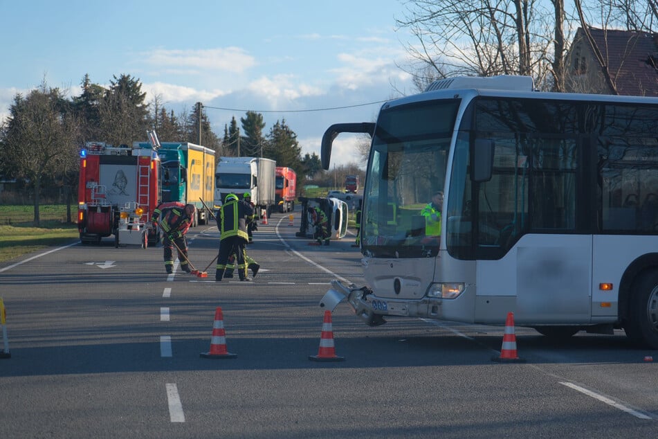 Auf der S4 im Landkreis Nordsachsen hat es am Dienstag gekracht.