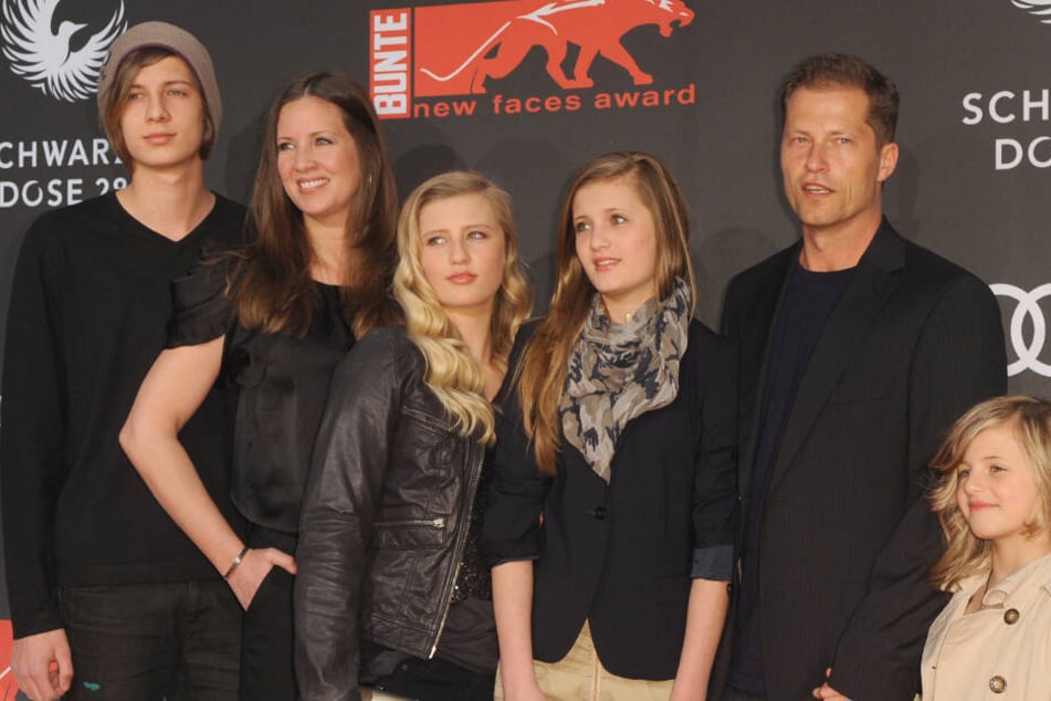 Gemeinsam hat das Ex-Paar vier Kindern: Valentin, Luna, Lilli und Emma (von links). (Archivbild)