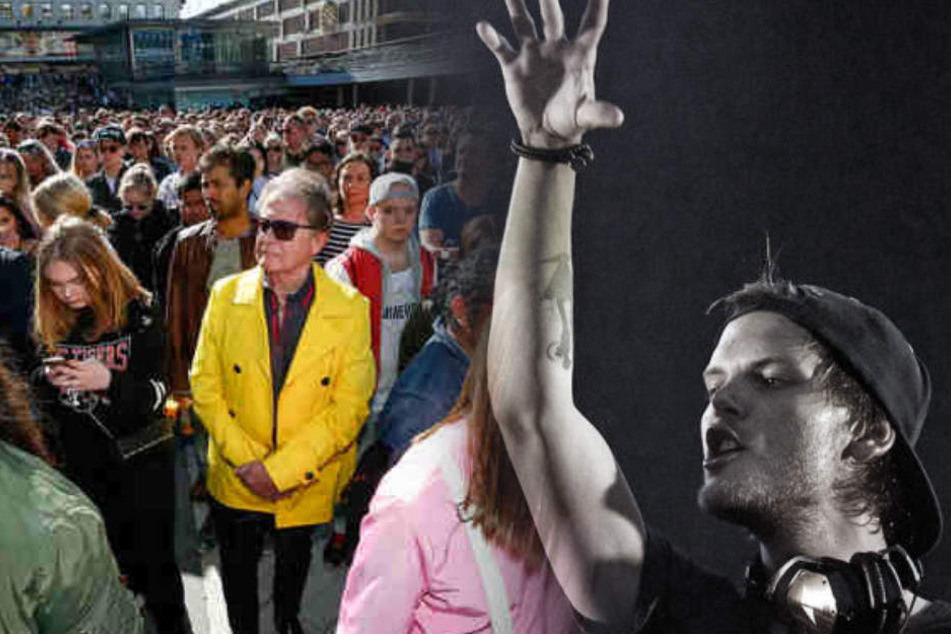 Tausende Fans des schwedischen DJs und Produzenten Avicii versammelten sich für eine Schweigeminute in Stockholm.